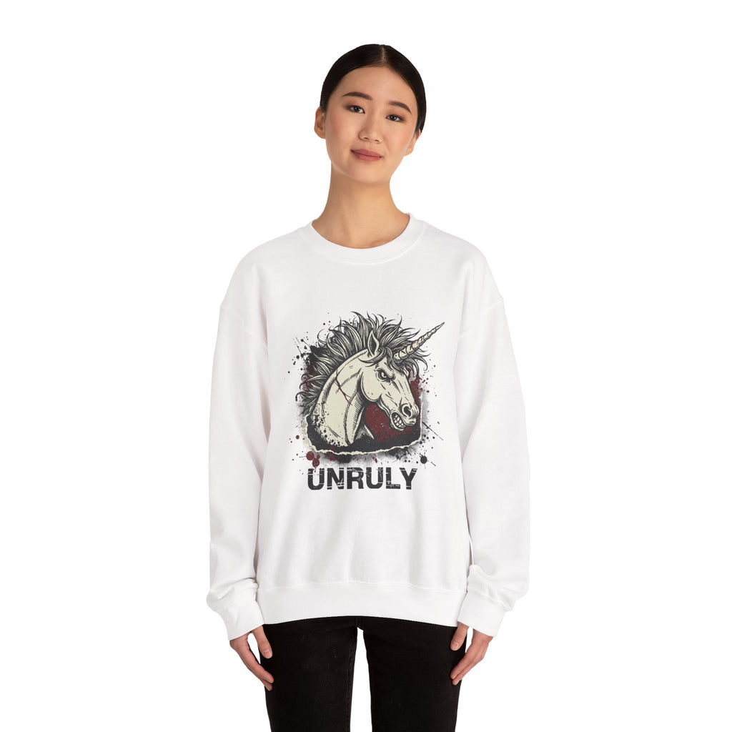 Unruly Unicorn Graphic Sweatshirt | grunge shirt, 90s rock revival