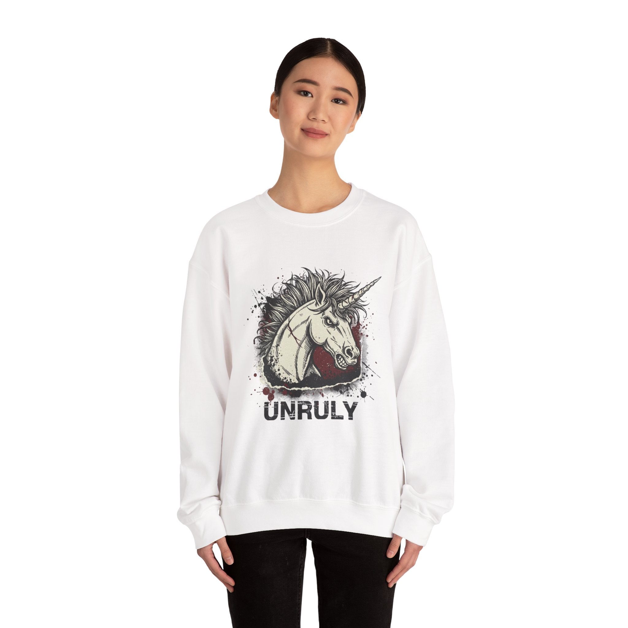 Unruly Unicorn Graphic Sweatshirt | grunge shirt, 90s rock revival