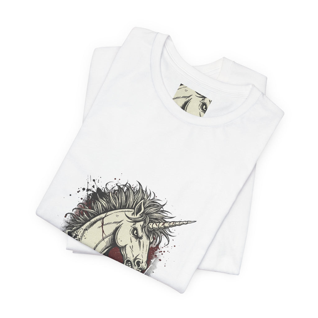 Unruly Unicorn Grunge Shirt | punk graphic tee, plaid comeback