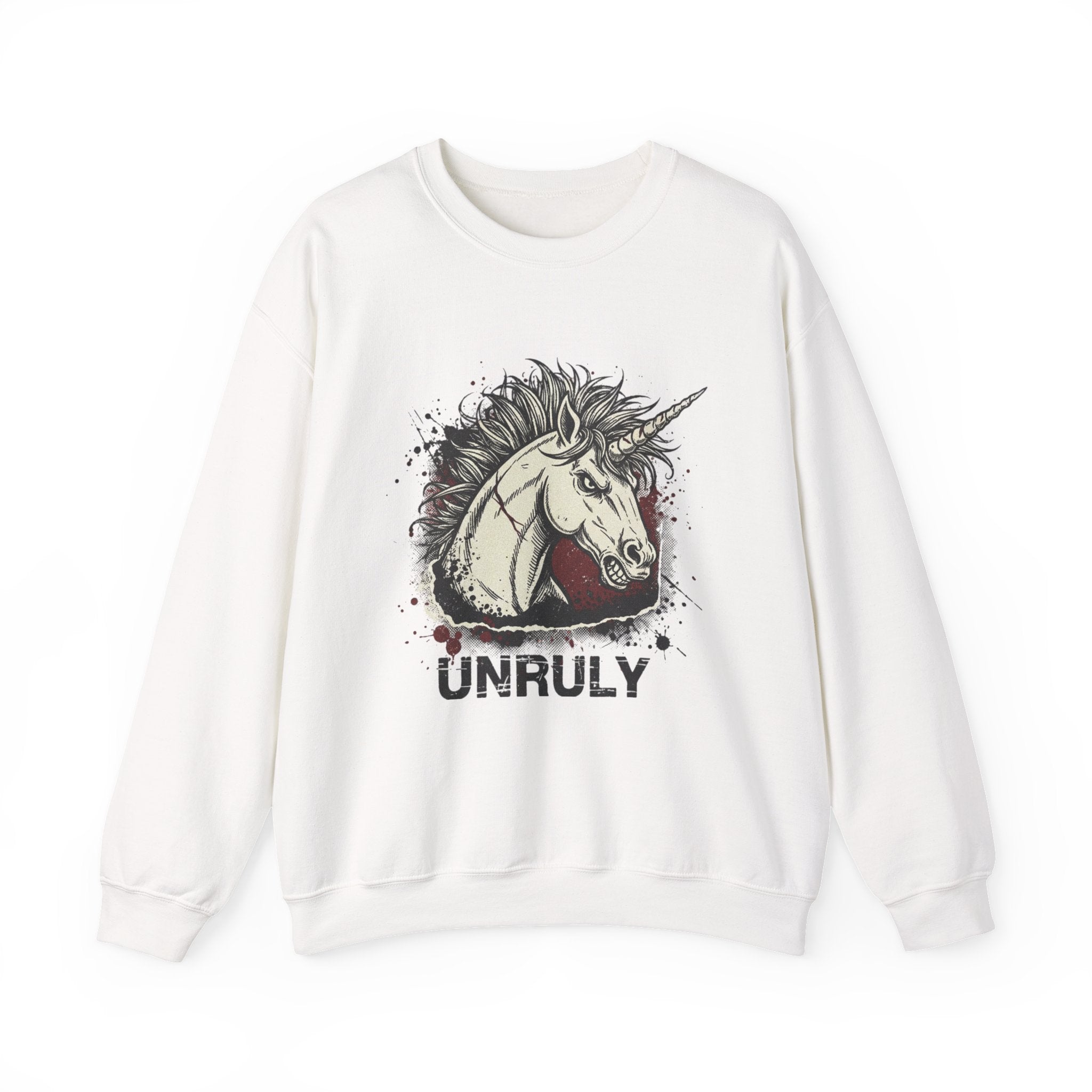 Unruly Unicorn Graphic Sweatshirt | grunge shirt, 90s rock revival