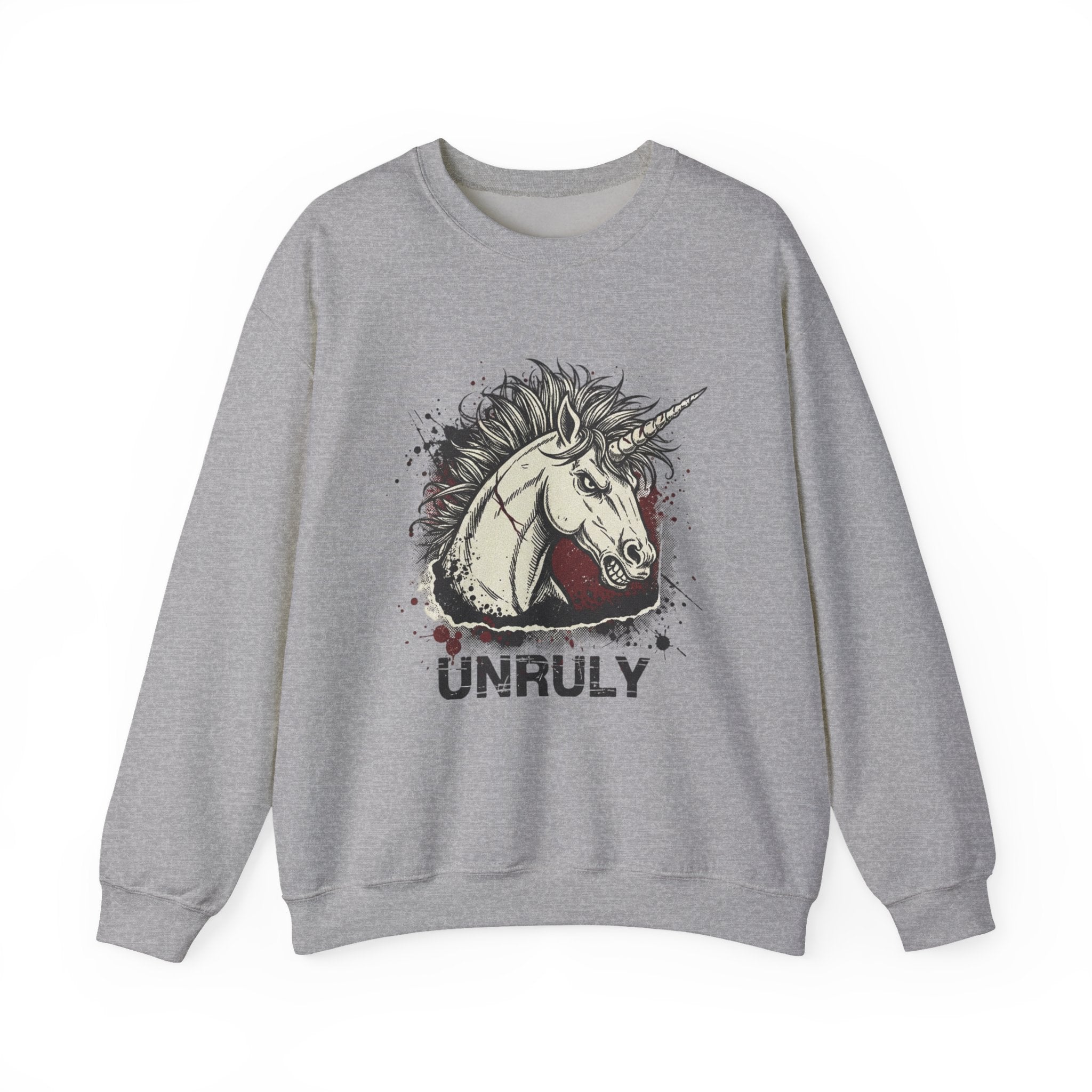 Unruly Unicorn Graphic Sweatshirt | grunge shirt, 90s rock revival