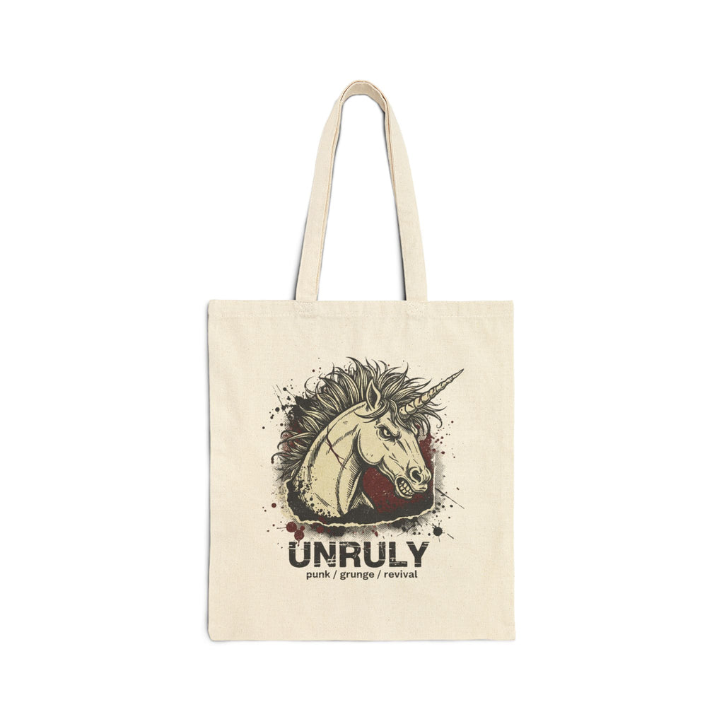 Unruly Hedgehog Graphic Tote | grunge plaid comeback, flannel aesthetic
