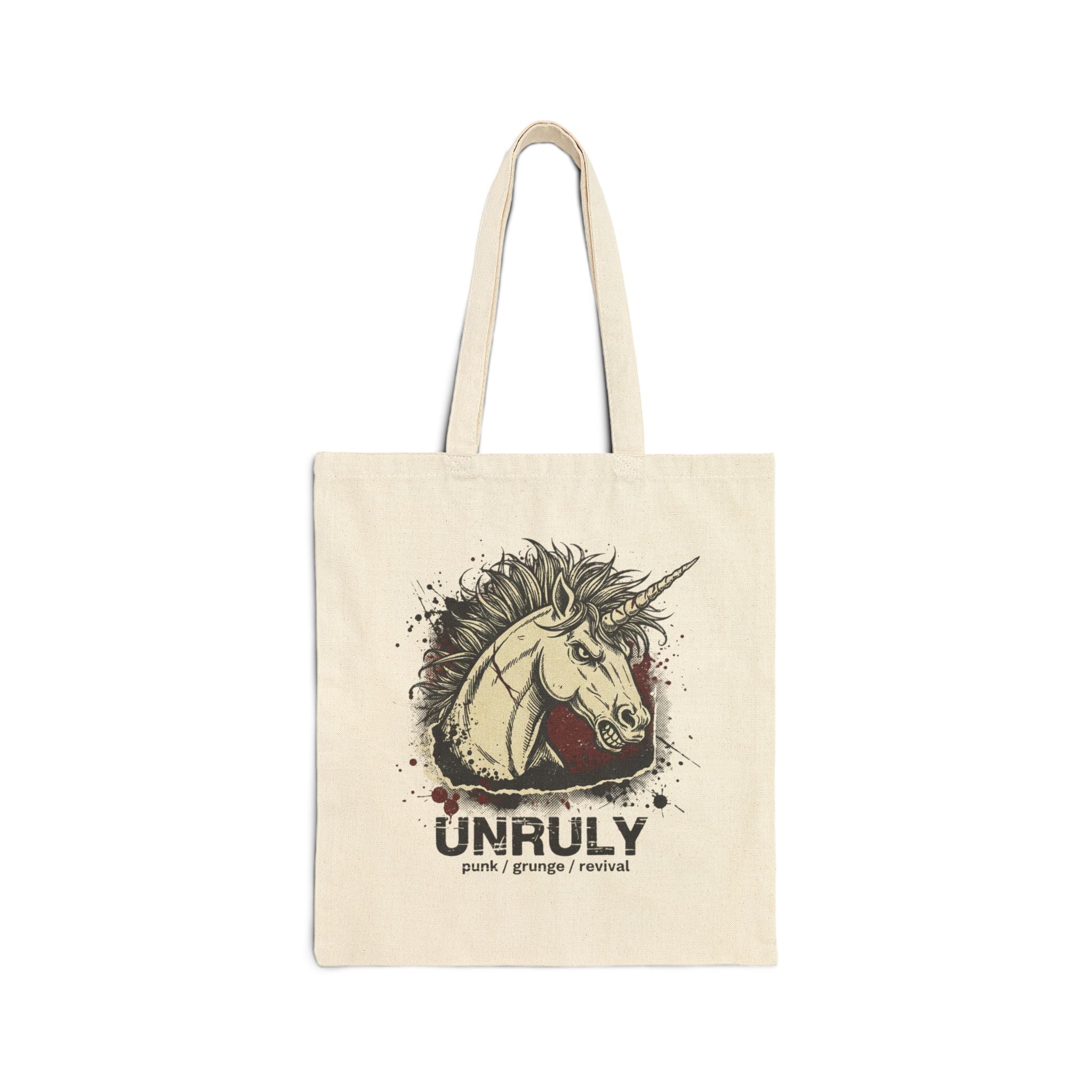 Unruly Hedgehog Graphic Tote | grunge plaid comeback, flannel aesthetic