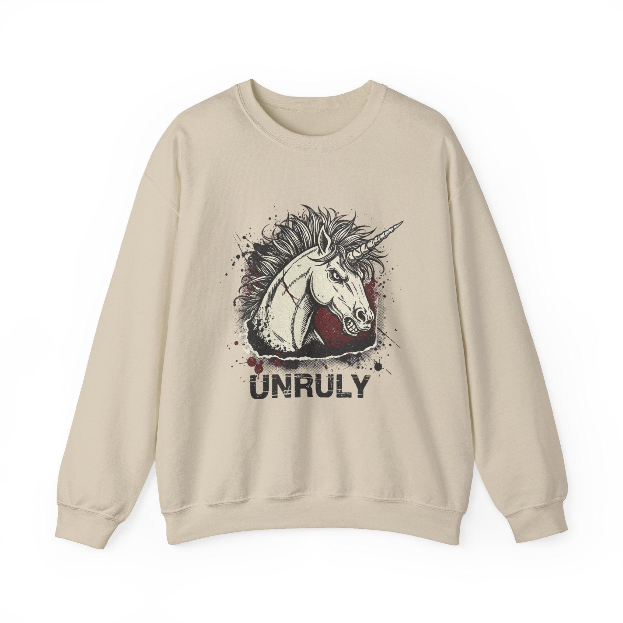 Unruly Unicorn Graphic Sweatshirt | grunge shirt, 90s rock revival