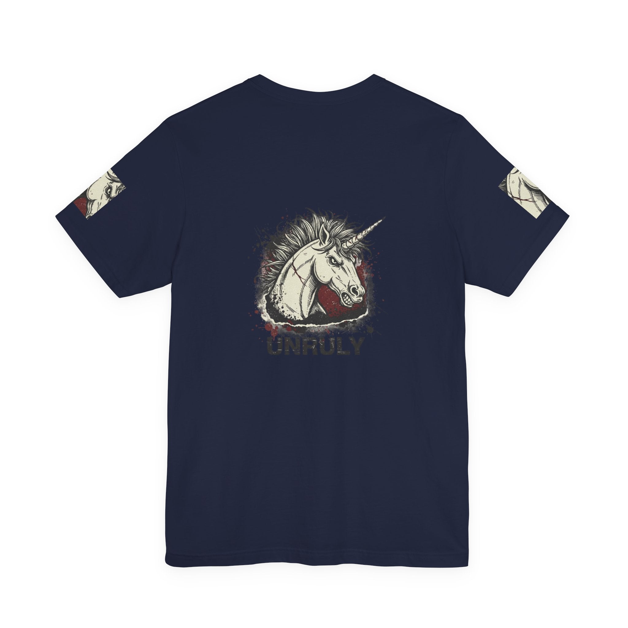 Unruly Unicorn Grunge Shirt | punk graphic tee, plaid comeback