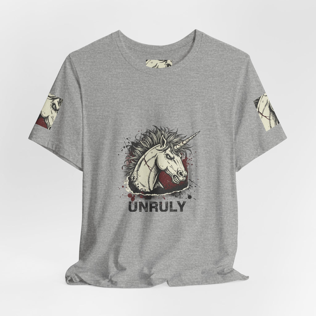 Unruly Unicorn Grunge Shirt | punk graphic tee, plaid comeback