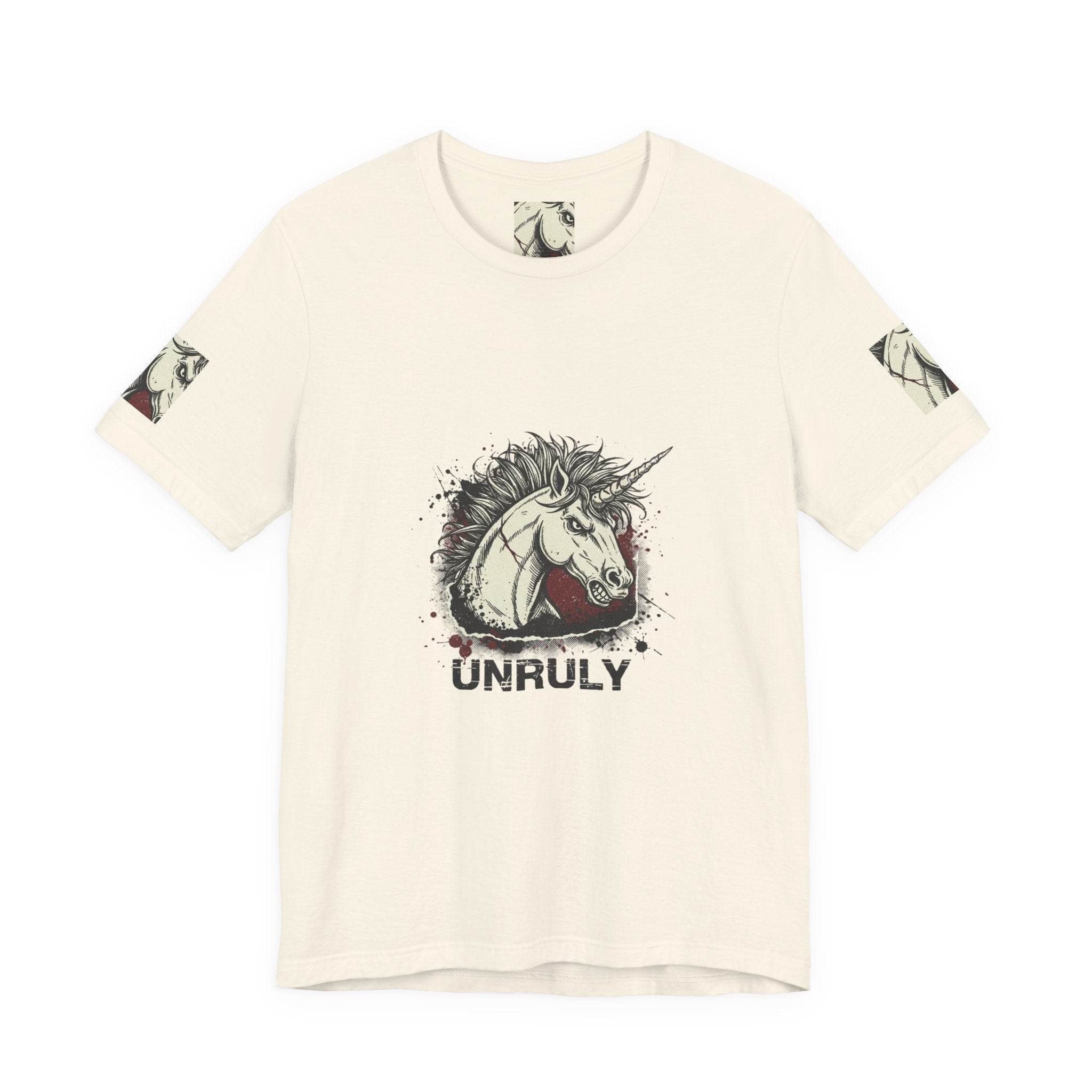 Unruly Unicorn Grunge Shirt | punk graphic tee, plaid comeback