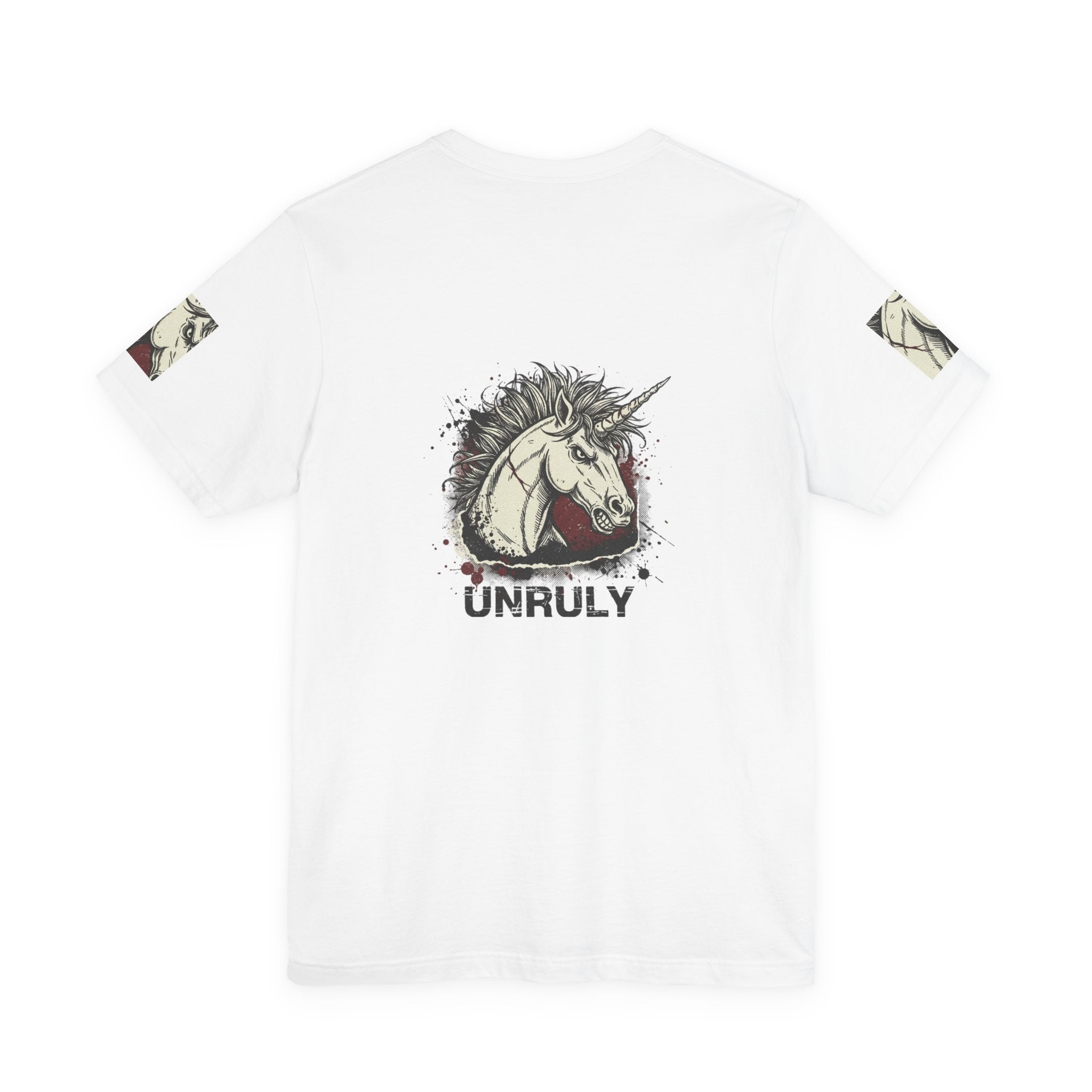Unruly Unicorn Grunge Shirt | punk graphic tee, plaid comeback