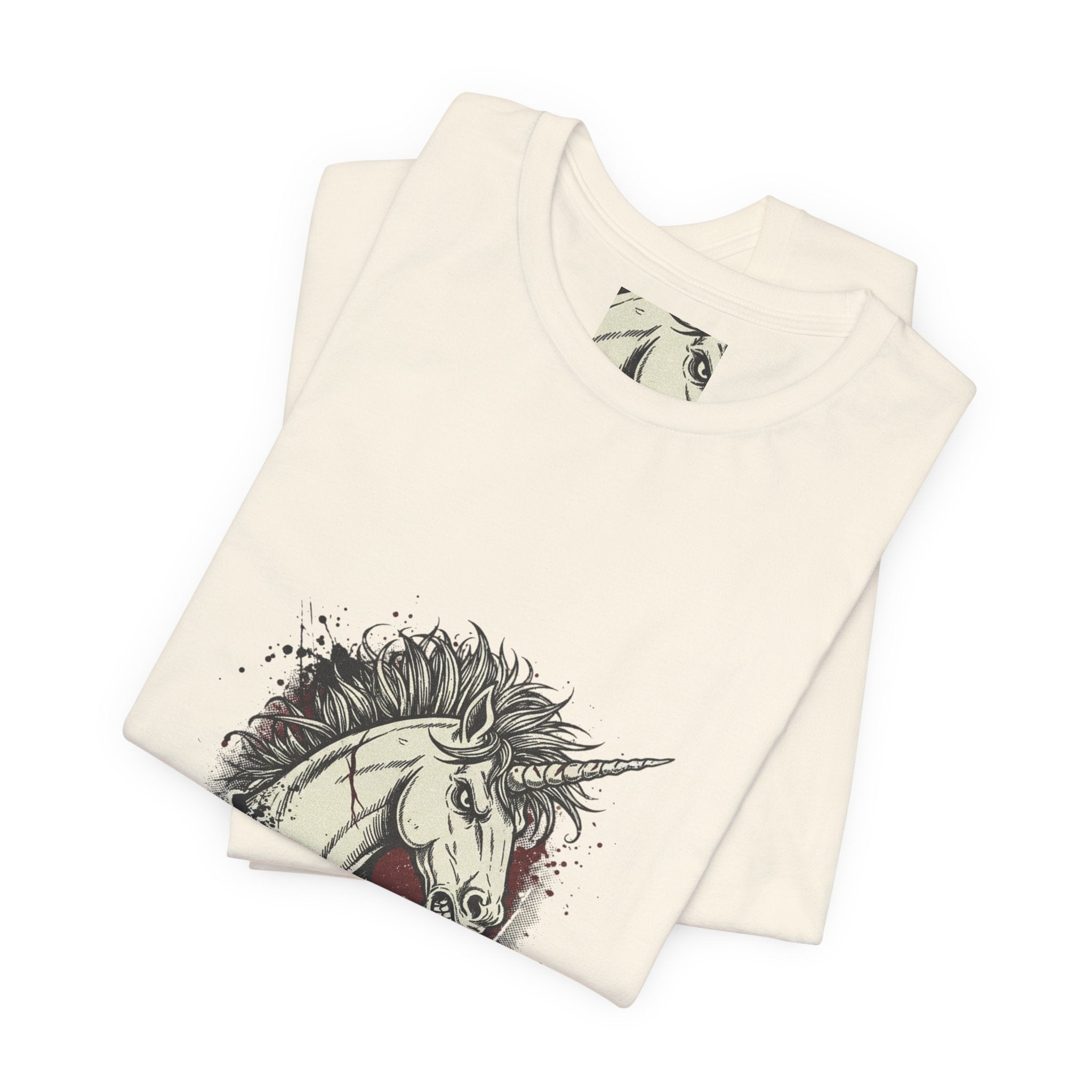 Unruly Unicorn Grunge Shirt | punk graphic tee, plaid comeback