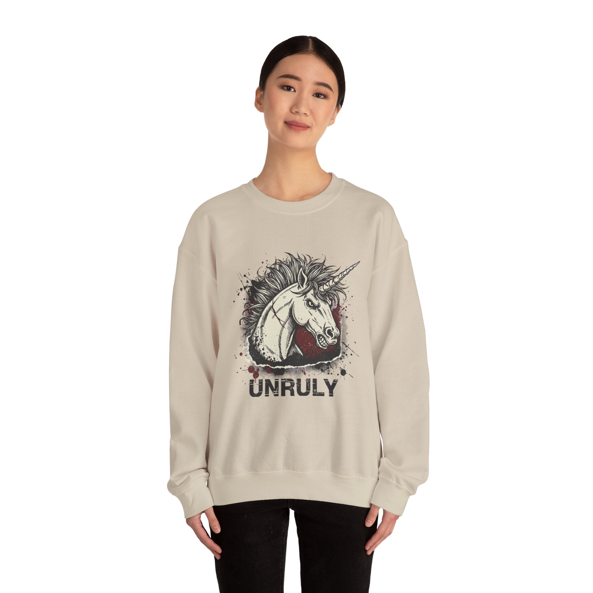 Unruly Unicorn Graphic Sweatshirt | grunge shirt, 90s rock revival