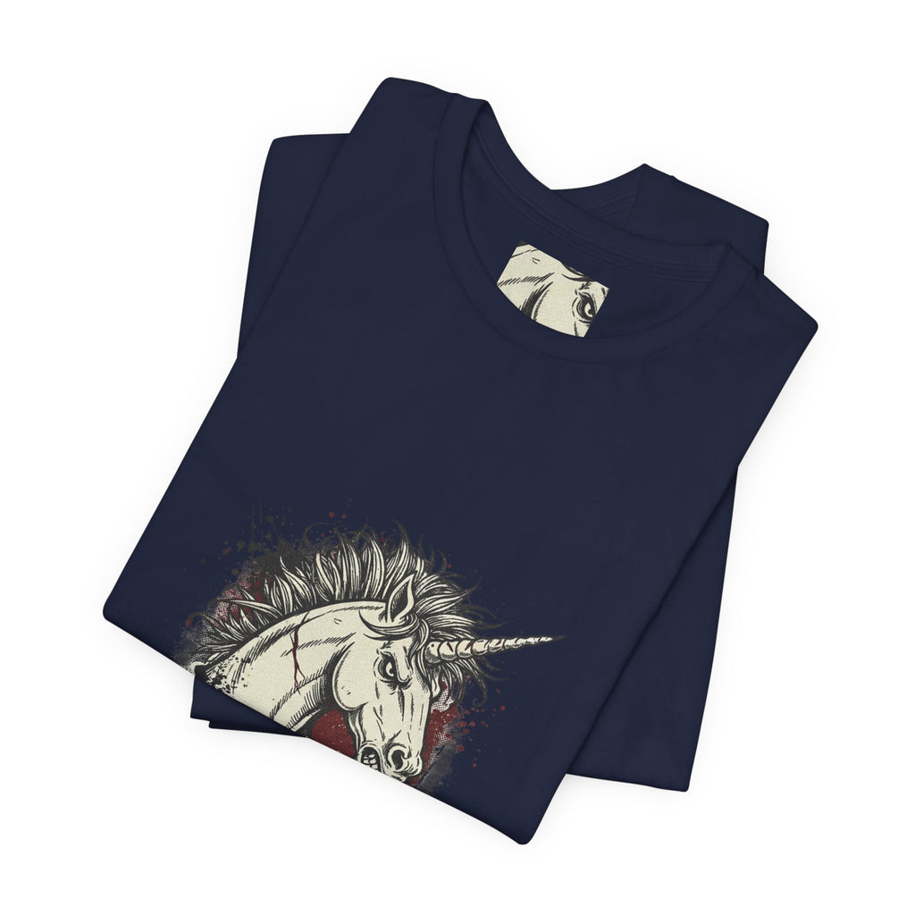 Unruly Unicorn Grunge Shirt | punk graphic tee, plaid comeback