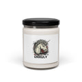 Unruly Unicorn Candle, Soy 9oz | Grunge Plaid Revival, 90s Rock Aesthetic