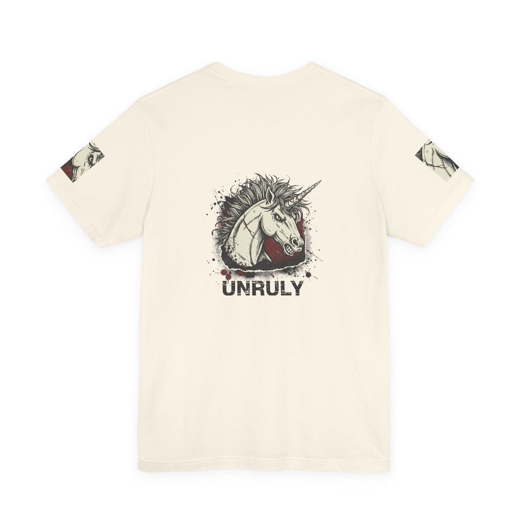 Unruly Unicorn Grunge Shirt | punk graphic tee, plaid comeback
