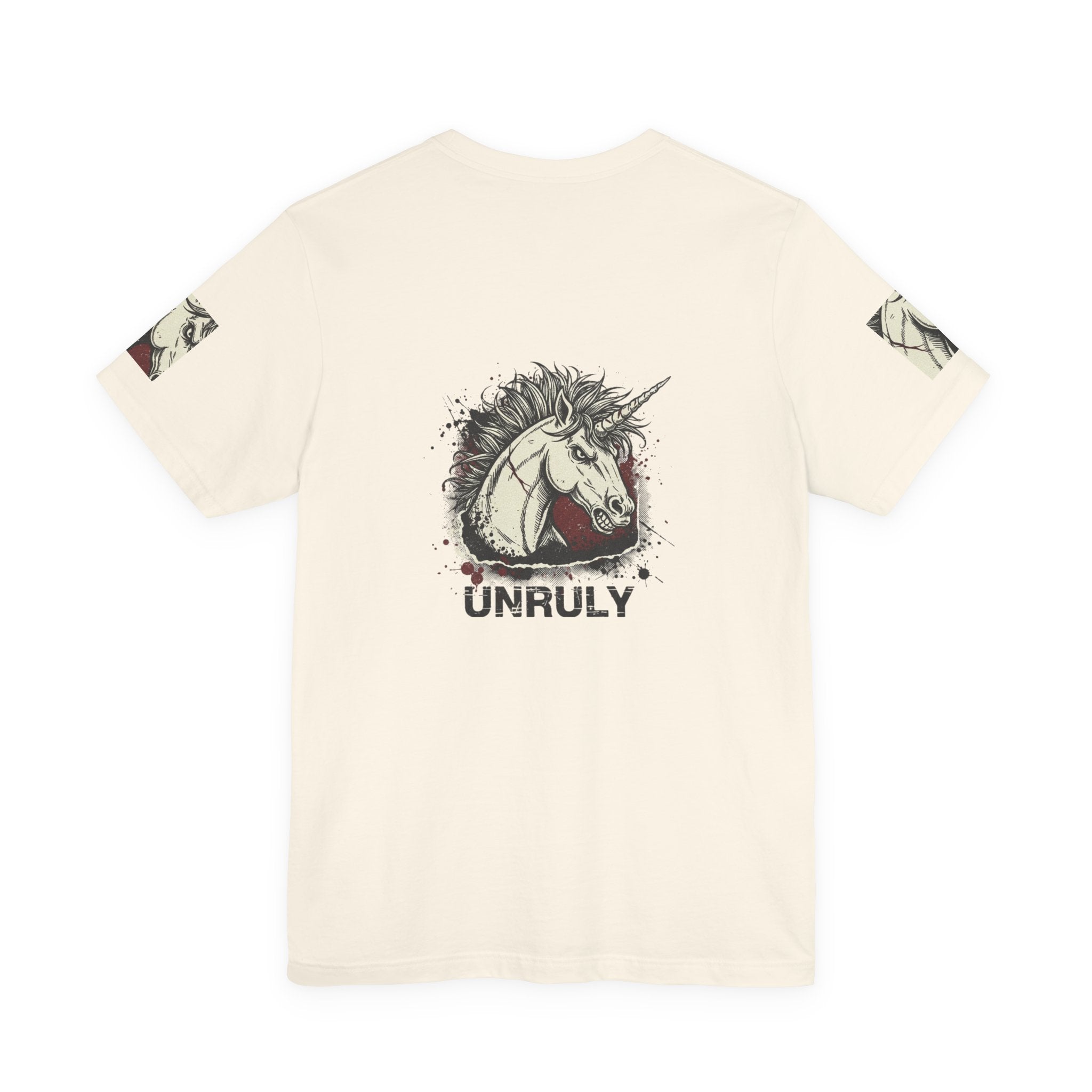 Unruly Unicorn Grunge Shirt | punk graphic tee, plaid comeback