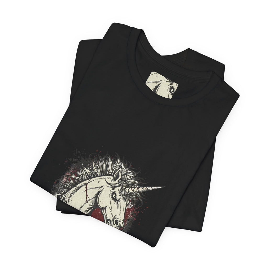 Unruly Unicorn Grunge Shirt | punk graphic tee, plaid comeback