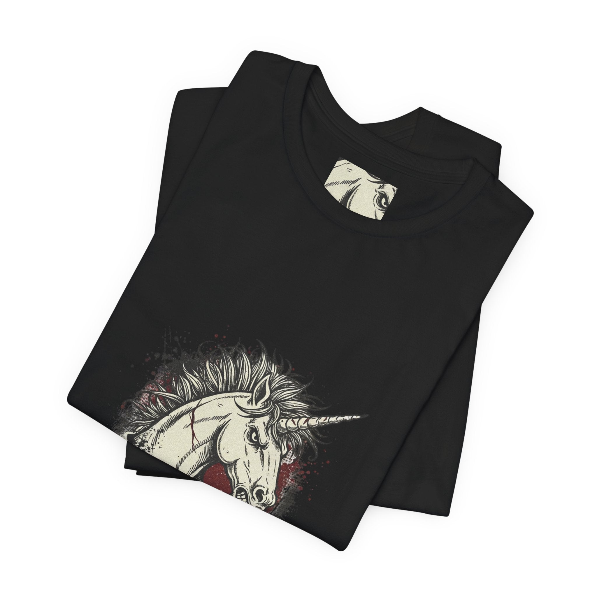 Unruly Unicorn Grunge Shirt | punk graphic tee, plaid comeback