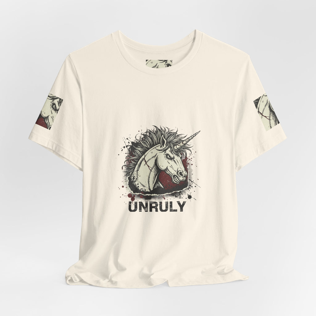 Unruly Unicorn Grunge Shirt | punk graphic tee, plaid comeback