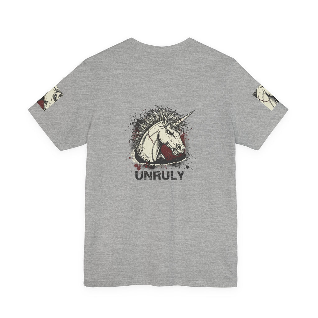 Unruly Unicorn Grunge Shirt | punk graphic tee, plaid comeback