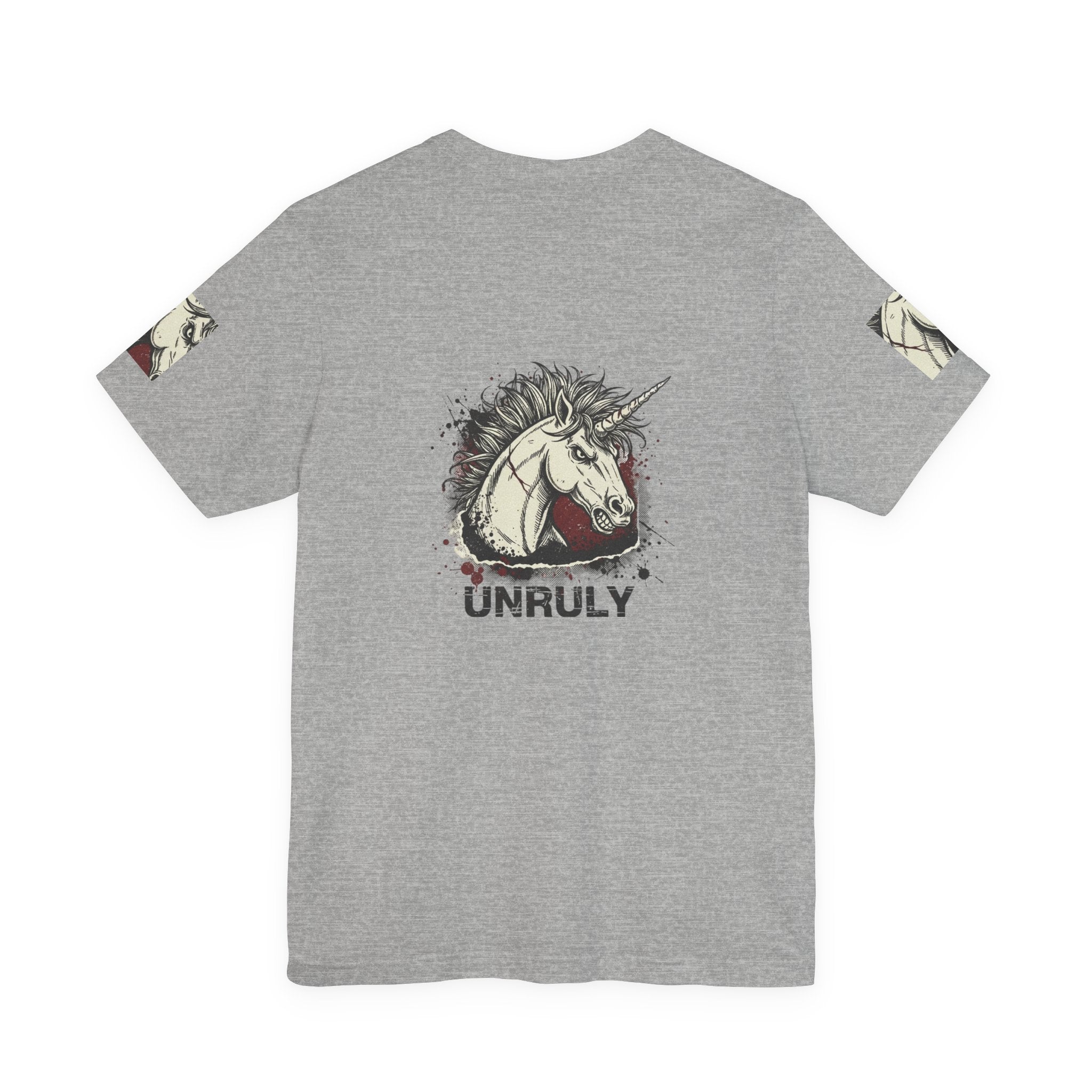 Unruly Unicorn Grunge Shirt | punk graphic tee, plaid comeback