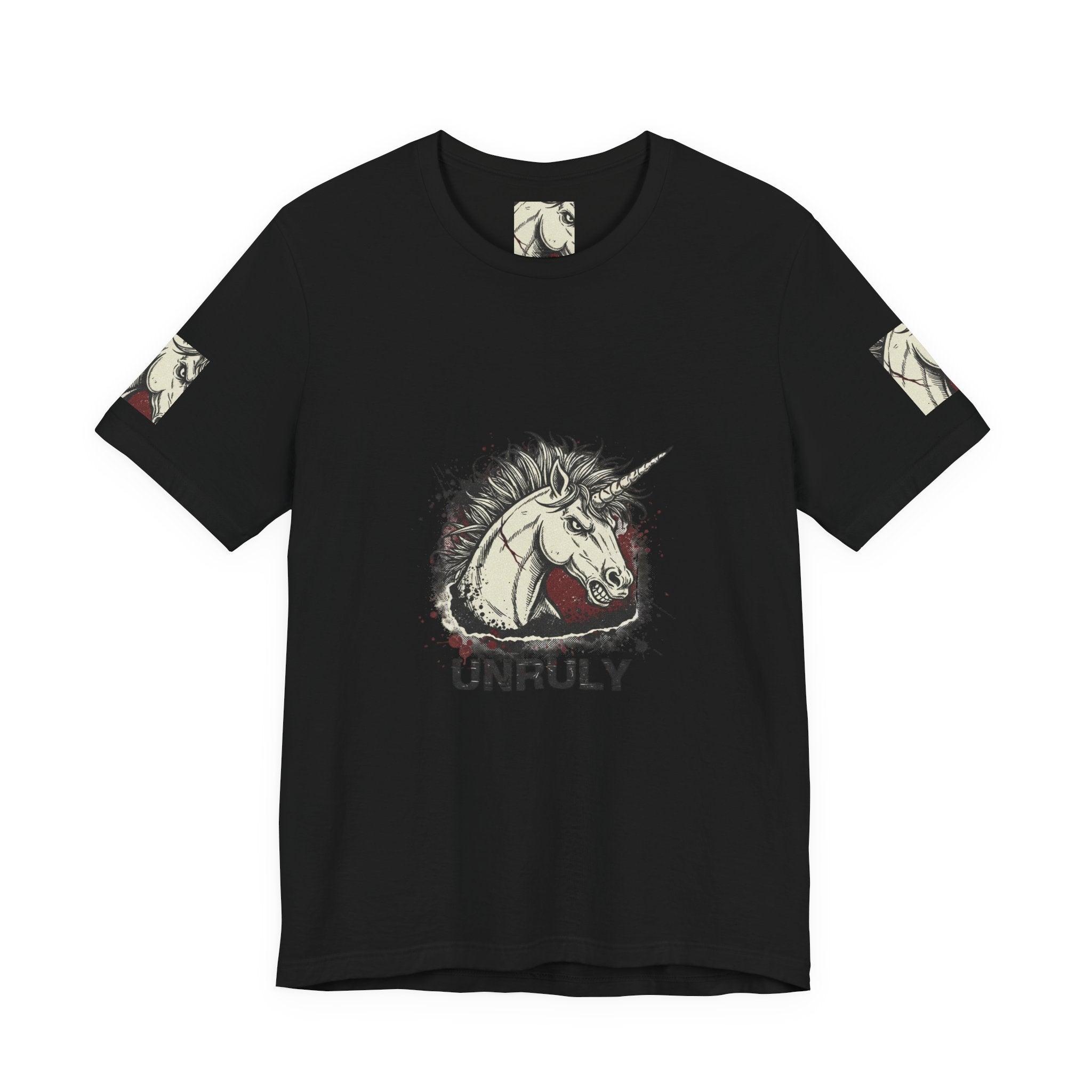 Unruly Unicorn Grunge Shirt | punk graphic tee, plaid comeback