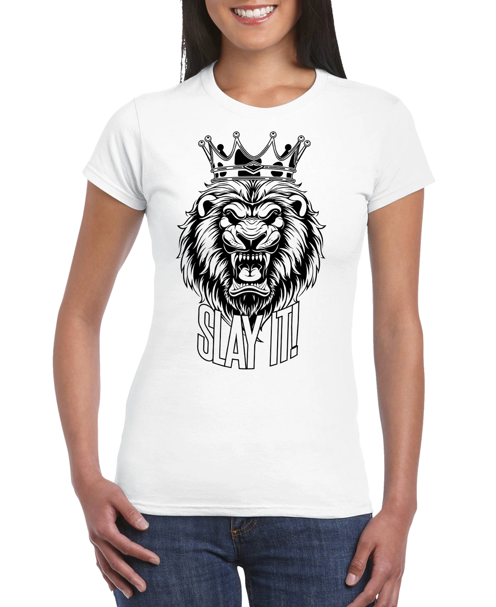 Slay It Women’s Slim Fit Short Sleeve T-Shirt